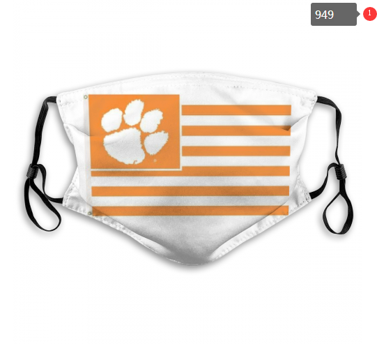 NCAA Clemson Tigers #4 Dust mask with filter